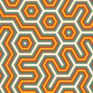  Altıgen Döşeme Sanatı arkaplan çizimi