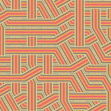 Renkli altıgen kiremit bağlantısı, soyut sanatsal arkaplan