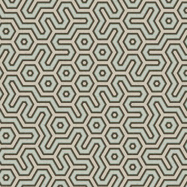 Renkli altıgen kiremit bağlantısı, soyut sanatsal arkaplan