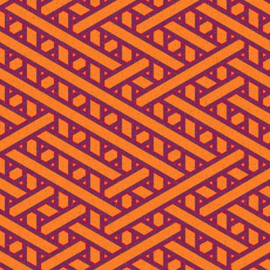 Renkli altıgen kiremit bağlantısı, soyut sanatsal arkaplan