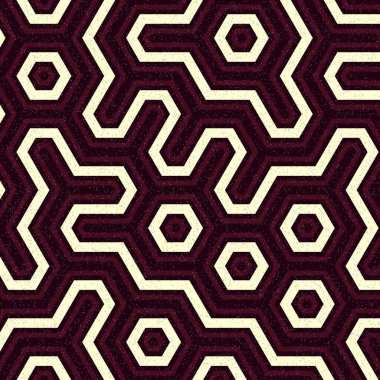 Renkli altıgen kiremit bağlantısı, soyut sanatsal arkaplan