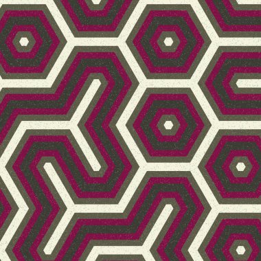 Altıgen Döşeme Sanatı arkaplan çizimi