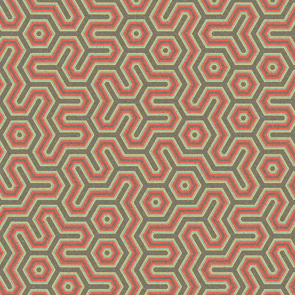 Color Azulejo Hexágono Fondo Del Arte — Vector de stock