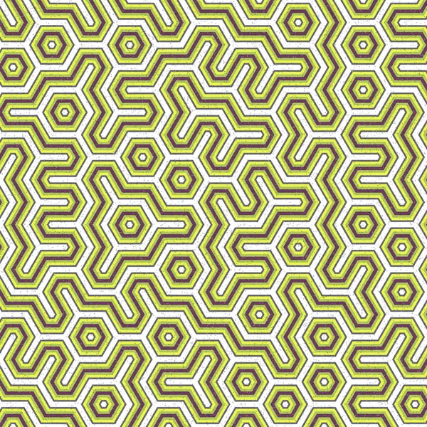 Hexagon Tile Kunst Hintergrund Illustration — Stockvektor