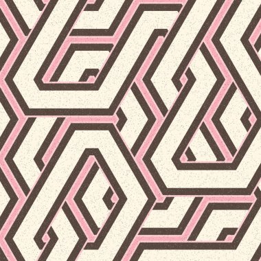 Renkli altıgen kiremit bağlantısı, soyut sanatsal arkaplan