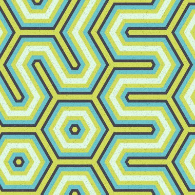 Altıgen Döşeme Sanatı arkaplan çizimi