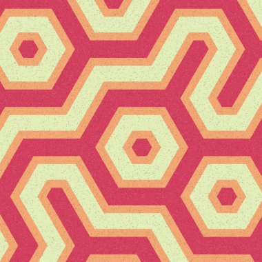 Altıgen Döşeme Sanatı arkaplan çizimi