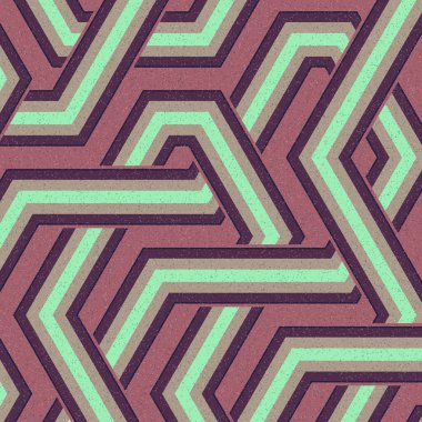 Renkli altıgen kiremit bağlantısı, soyut sanatsal arkaplan