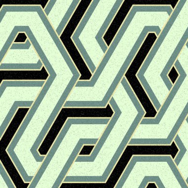 Altıgen Döşeme Sanatı arkaplan çizimi