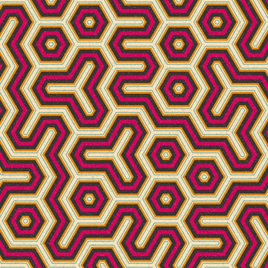  Altıgen Döşeme Sanatı arkaplan çizimi