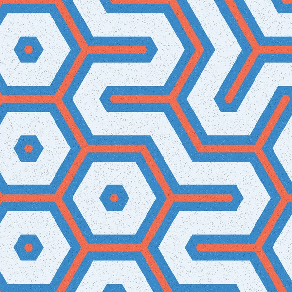 Renkli altıgen kiremit bağlantısı, soyut sanatsal arkaplan