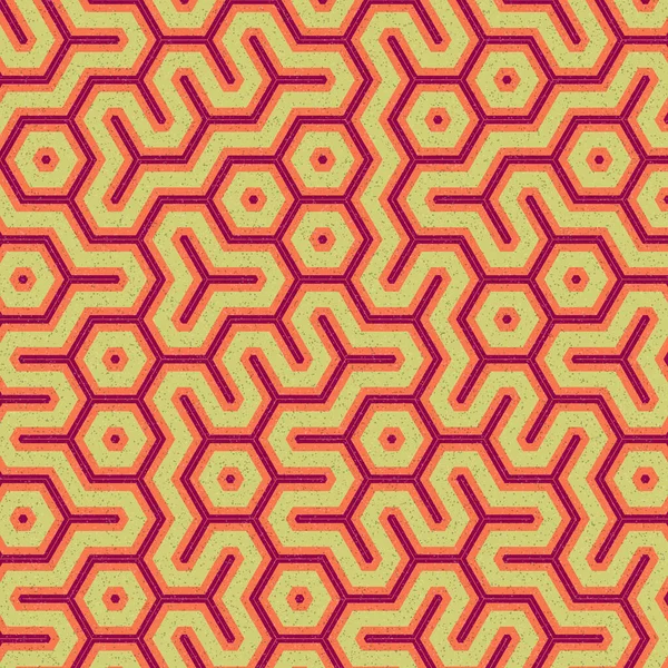 Renkli altıgen kiremit bağlantısı, soyut sanatsal arkaplan