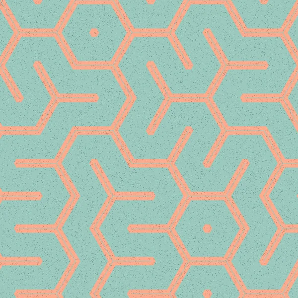 Hexagon Tile Kunst Hintergrund Illustration — Stockvektor