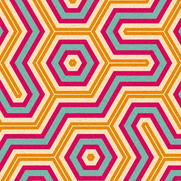 Renkli altıgen kiremit bağlantısı, soyut sanatsal arkaplan