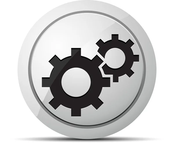 Botón Configuración — Vector de stock