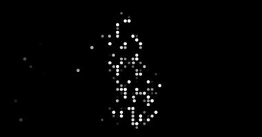 Technology Particles Shaping Map of Liechtenstein