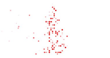 Glowing Dots Create Liechtenstein Geographic Map