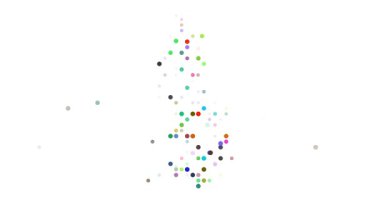 Futuristic Digital Circles Building Liechtenstein Shape