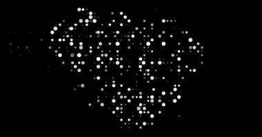 Abstract Dots Forming the Map of Lithuania with Motion Design