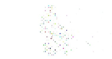 Digital Circles Assemble to Form Map of Luxembourg