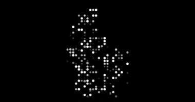 Data Driven Circles Forming Luxembourg Silhouette in Generative Video