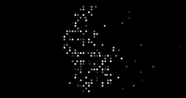 Inbound Circles Building Geographic Form of Luxembourg in Digital Clip