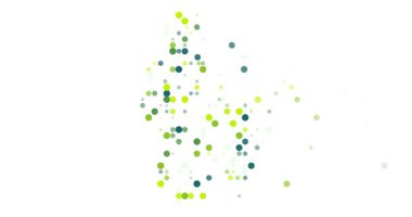 Modern Motion Graphics of Luxembourg Formed by Flying Dots