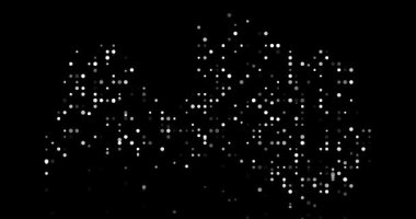 Creative Data Motion Circles Shaping Map of Latvia