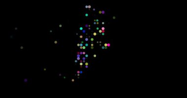 Global Network Visualization of Argentina with Motion Particles