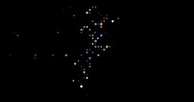 Inbound Circles Building Geographic Form of Argentina in Digital Clip