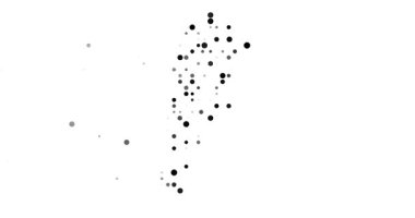 Modern Data Motion Circles Creating Argentina Map Shape