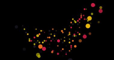 Orbs Converge To Form UAE Territory Map