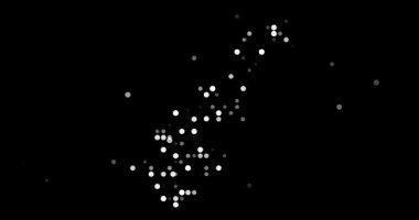 Flowing Particle Connections Form Monaco Map