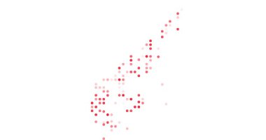 Digital Particle Trajectory Forming the Outline of Monaco Video