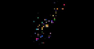 Data Driven Circles Forming Monaco Silhouette in Generative Video