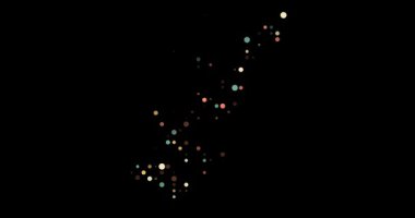 Motion Graphic Orbs Aggregating into Monaco Territorial Form Video