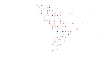 Global Digital Particle Flow Builds Moldova Map