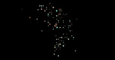 Particle Swarm Visualization Mapping Moldova Borders with Glowing Effects