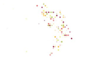 Particle Swarm Visualization Mapping Moldova Borders with Glowing Effects