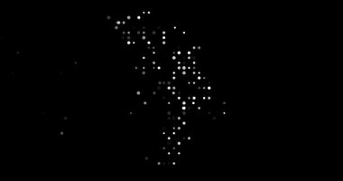 Inbound Circles Building Geographic Form of Moldova in Digital Clip