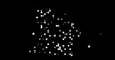 Abstract Orbs Generate Shape of Angola Outline