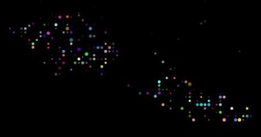 Particle Swarm Visualization Mapping Samoa Borders with Glowing Effects