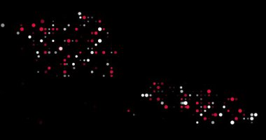 Animated Circles Forming Samoa Contour from Edge of Frame Motion