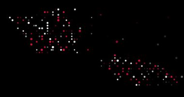 Abstract Flying Spheres Assembling Samoa Map in Motion Graphics