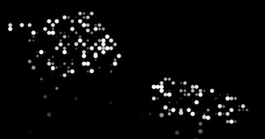 Glowing Dots Converging to Reveal Samoa Silhouette Particle Animation