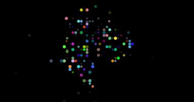 Glowing Dots Converging to Reveal Montenegro Silhouette Particle Animation