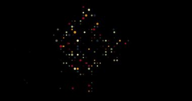 Moving Circle Network Creating Montenegro Map