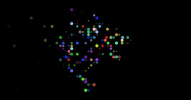 Motion Design Dots Swarming to Construct Montenegro Border Animation