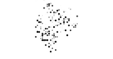 Digital Particle Trajectory Forming the Outline of Montenegro Video