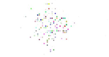 Animated Circles Forming Montenegro Contour from Edge of Frame Motion